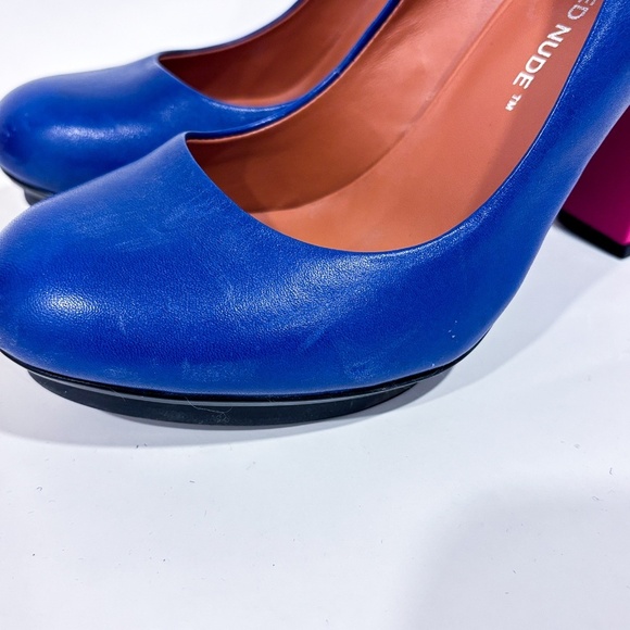 UNITED NUDE Blue and pink high heels shoes - Picture 8 of 12